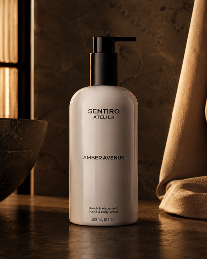 AMBER AVENUE Hand & Body Wash 300 ml von Sentiro Atelier