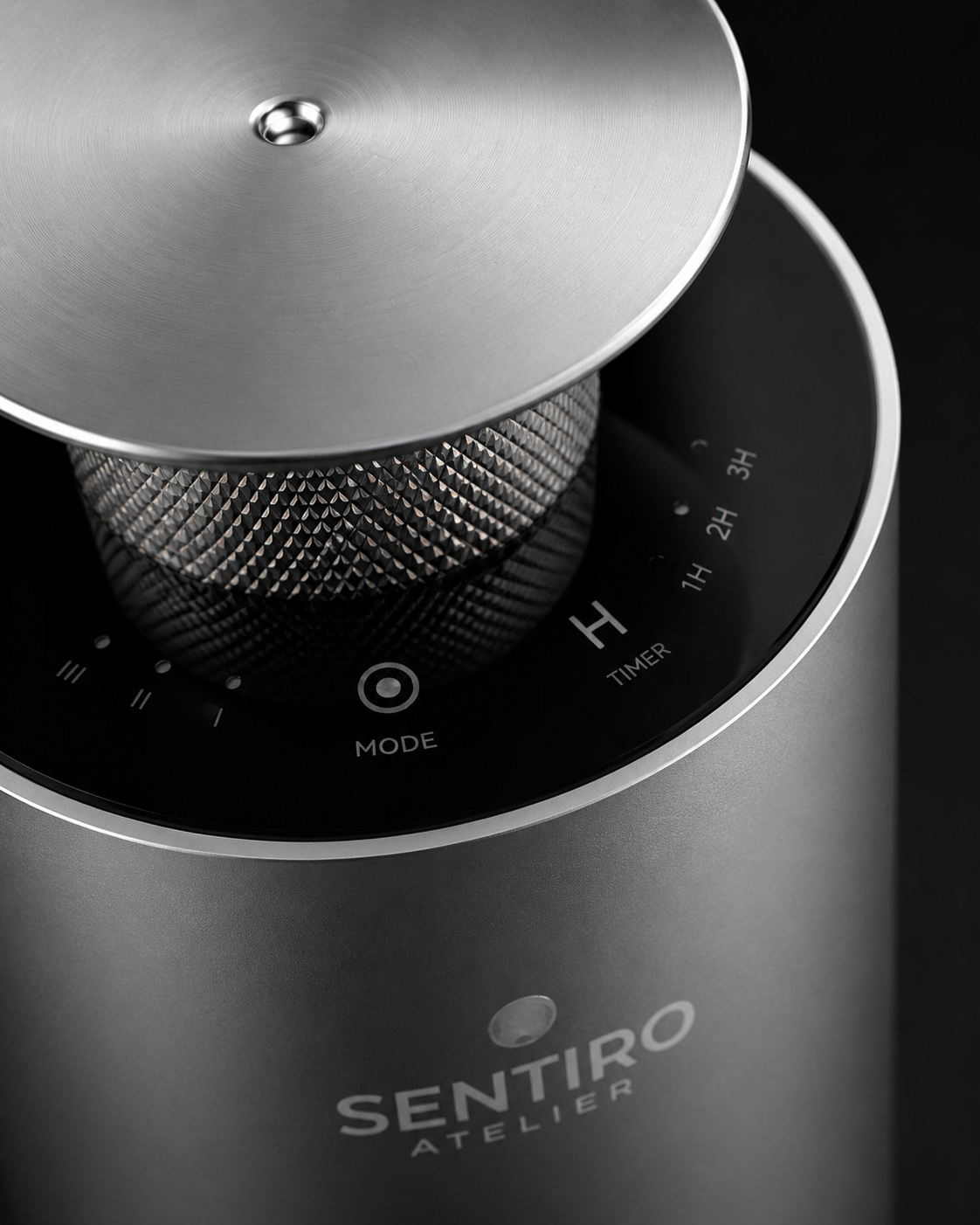 Material- und Designdetails des SPHERE MOTION Autoduft-Diffusers