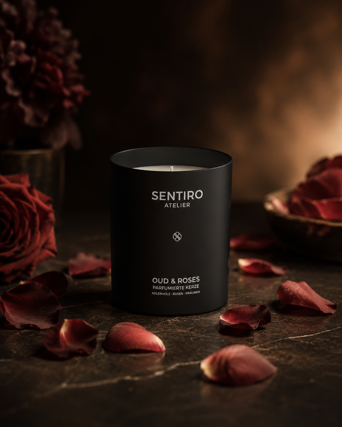 Oud & Roses Duftkerze
